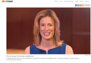 Today Show 5 minute meditation